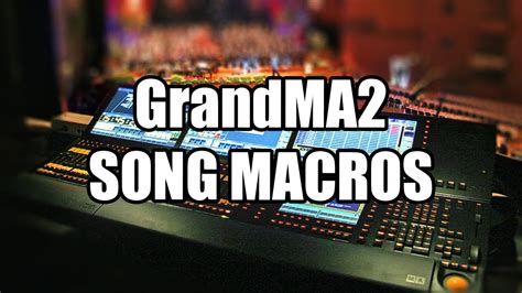 3\ import export. . Grandma2 macros
